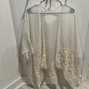 Sheer Embroidered Shall